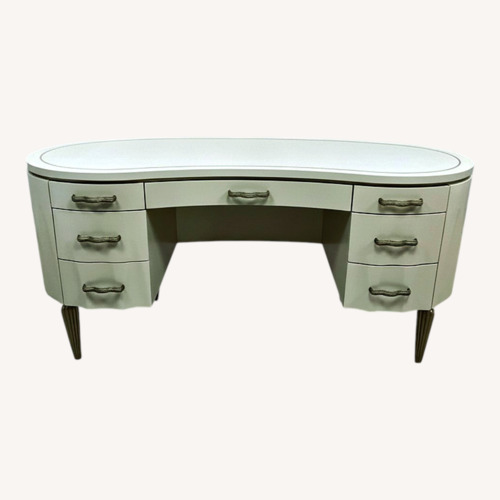 Used Michael Amini London Place Oval Executive Desk for sale on AptDeco