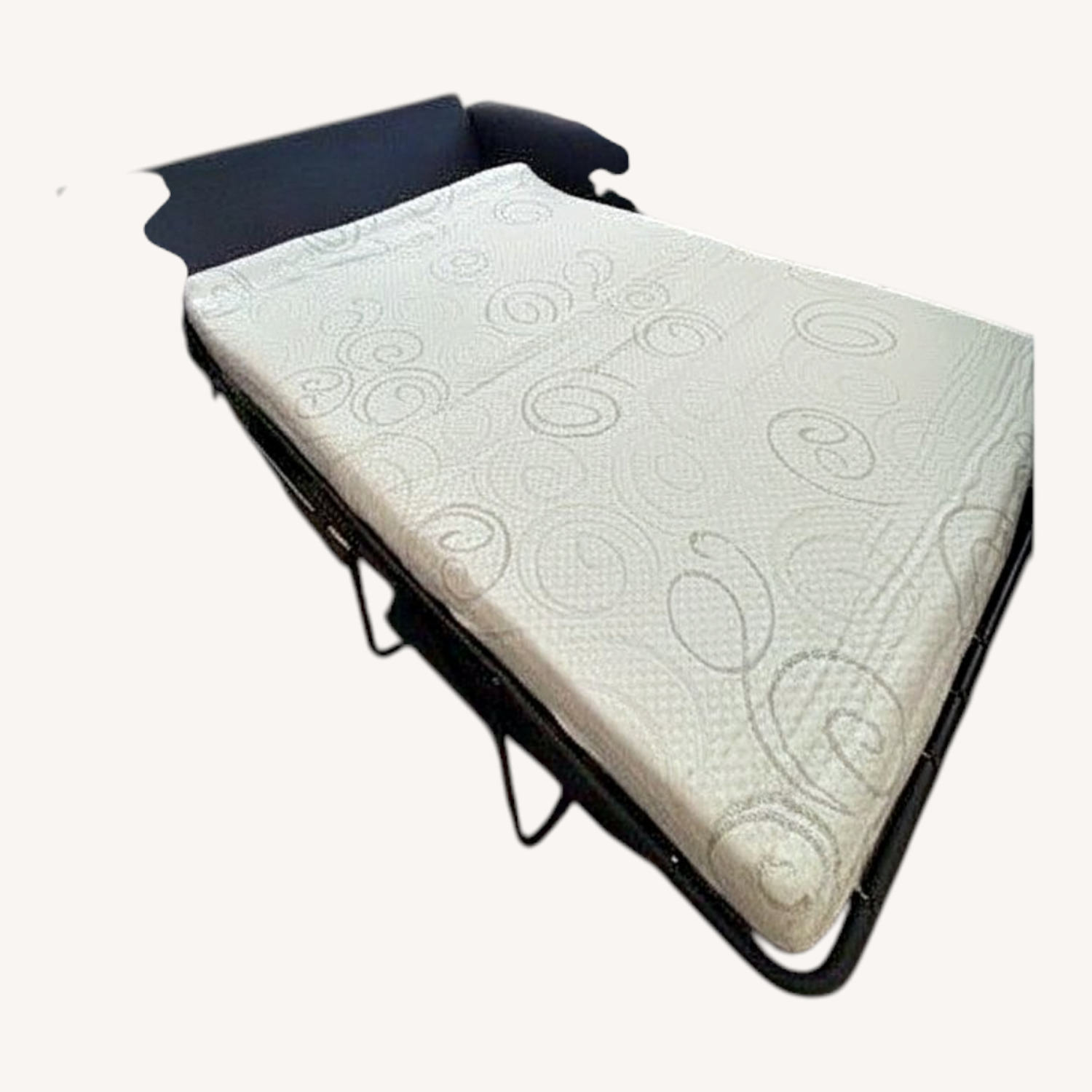 Rooms To Go Blue Fabric Sleeper Sofa - image-4