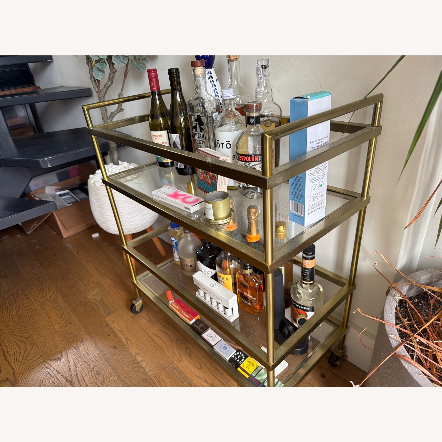 Gold Bar Cart - image-2