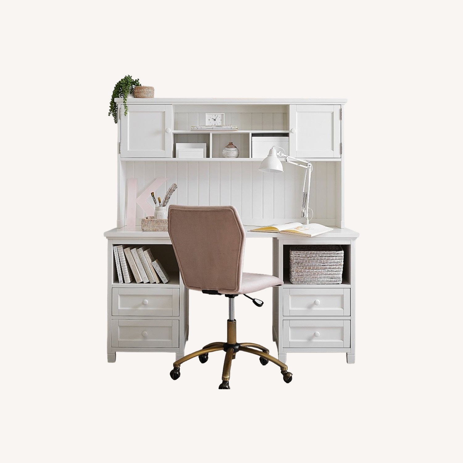 Pottery Barn Teen Beadboard Desk - image-6