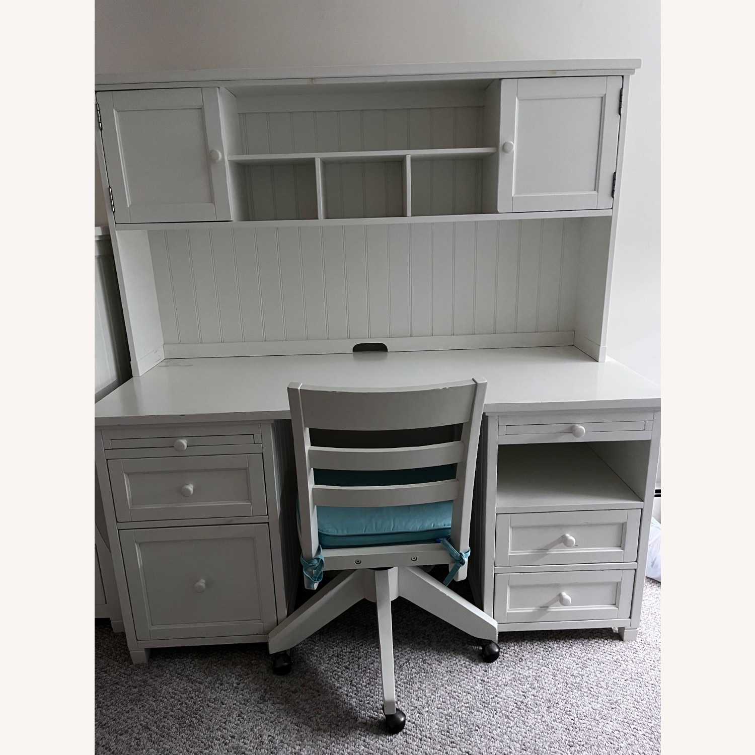 Pottery Barn Teen Beadboard Desk - image-1