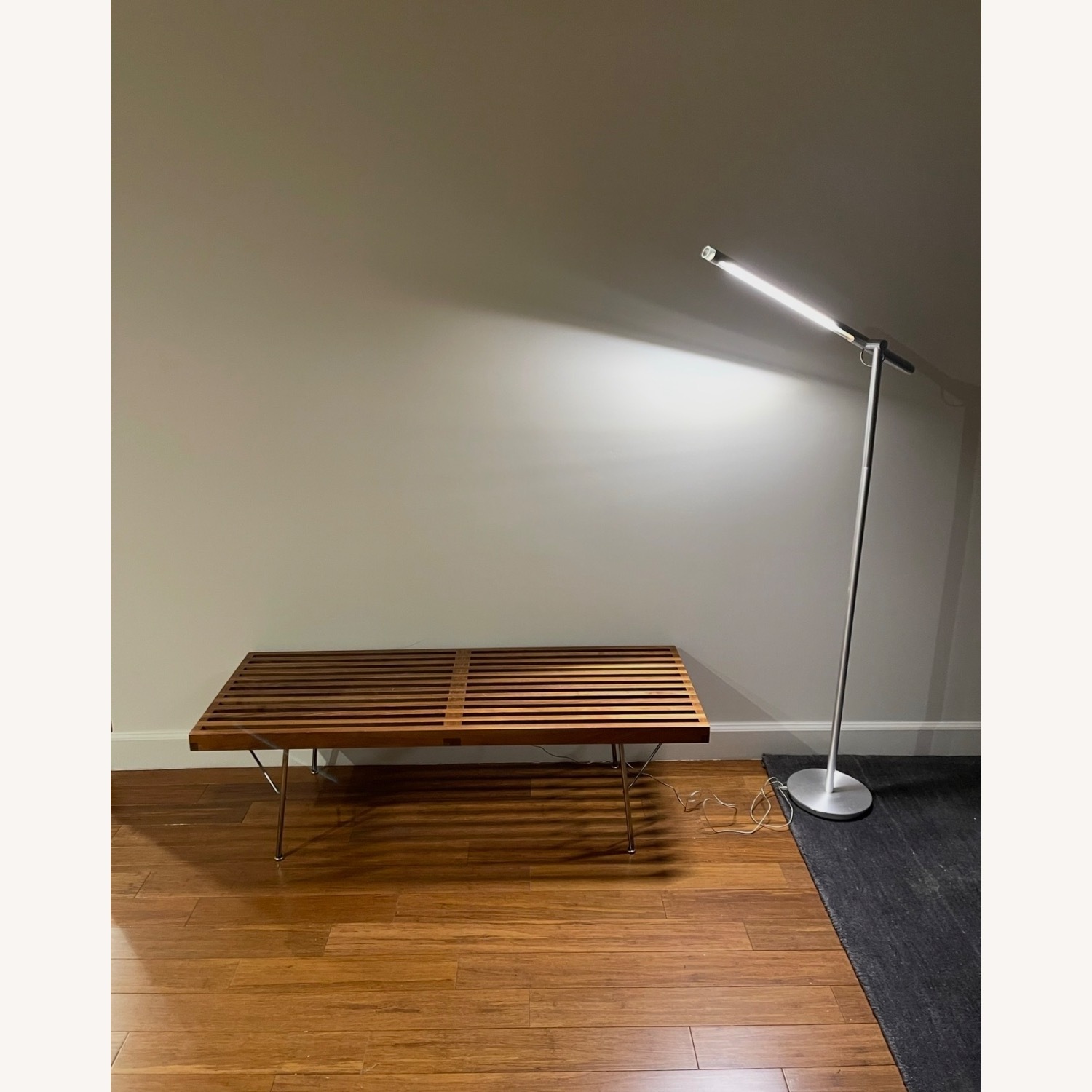 Herman Miller Dark Brown Wood Bench - image-2