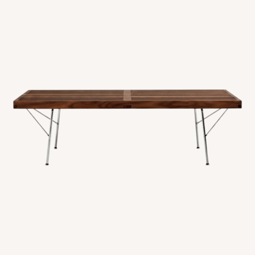Used Herman Miller Dark Brown Wood Bench for sale on AptDeco