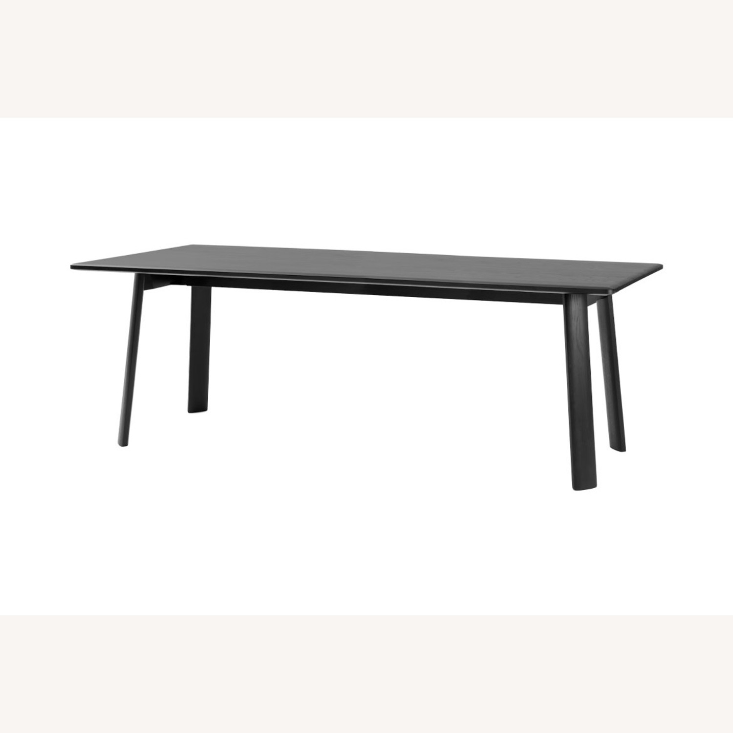 Hem Solid Oak Wood Scandinavian Black Dining table - image-5