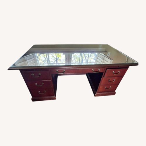 Used Lawyers Office Desk and Credenza for sale on AptDeco
