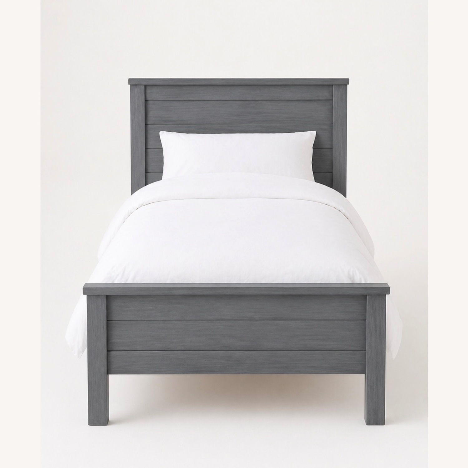Pottery Barn Charlie Twin Bed -  Gray Finish - image-3