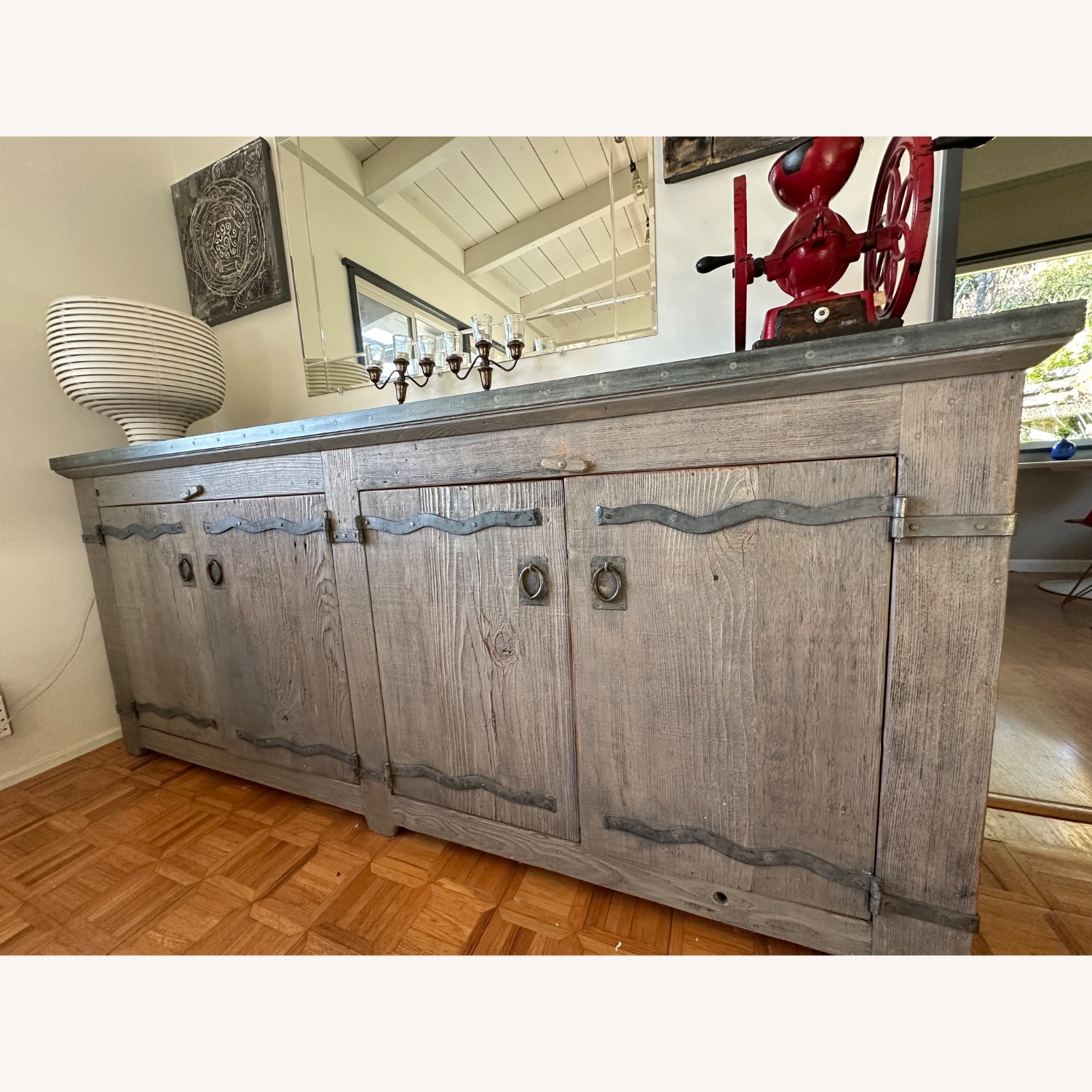 Light Gray Wood Sideboard - image-2