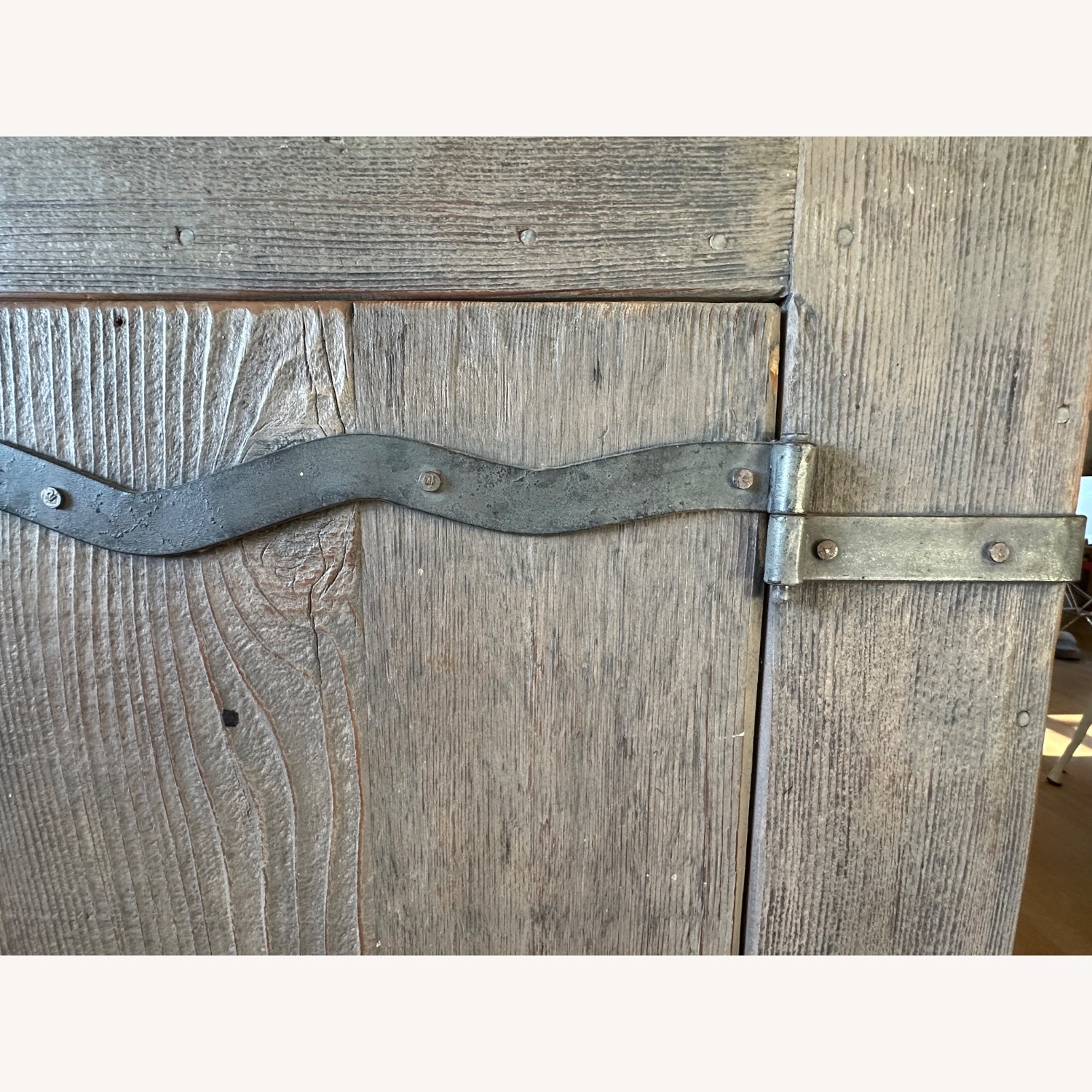 Light Gray Wood Sideboard - image-5