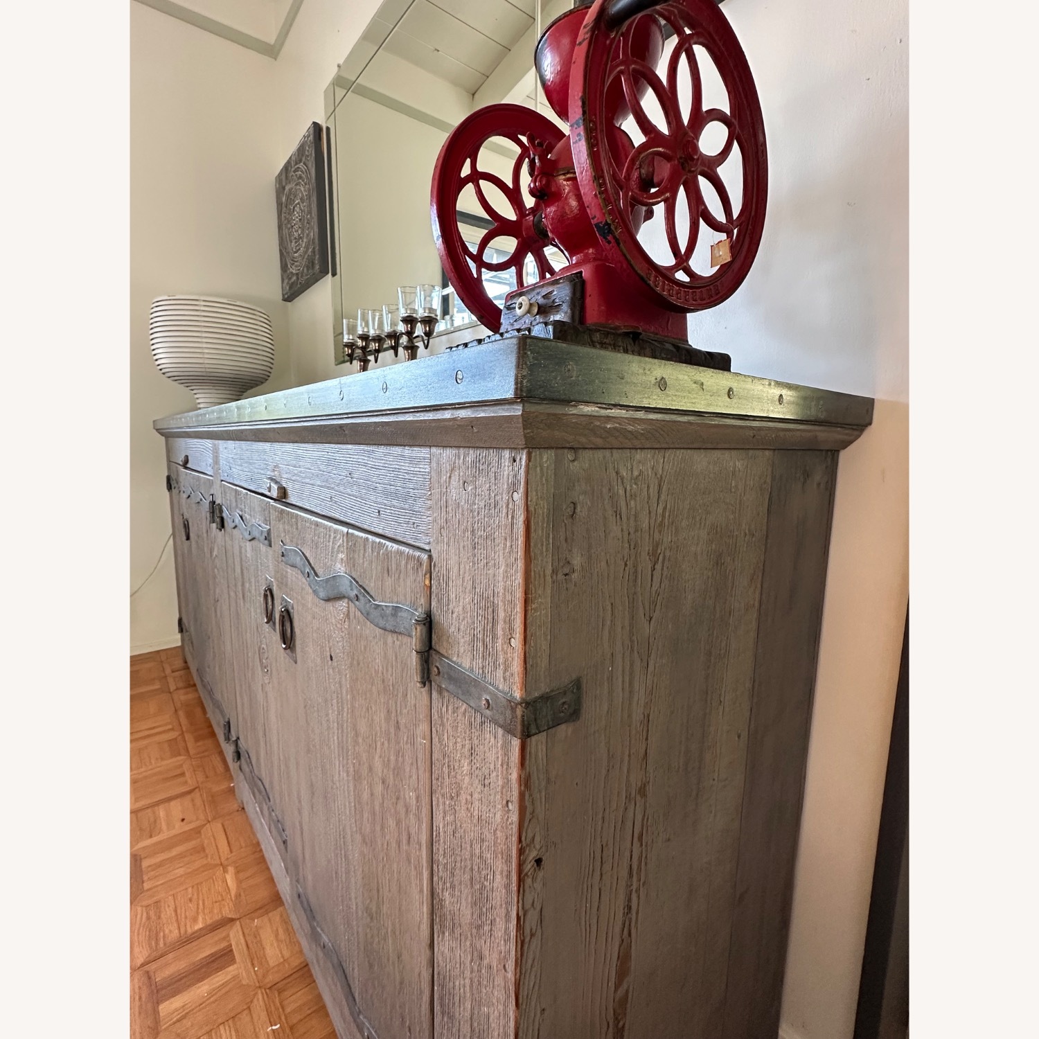 Light Gray Wood Sideboard - image-3