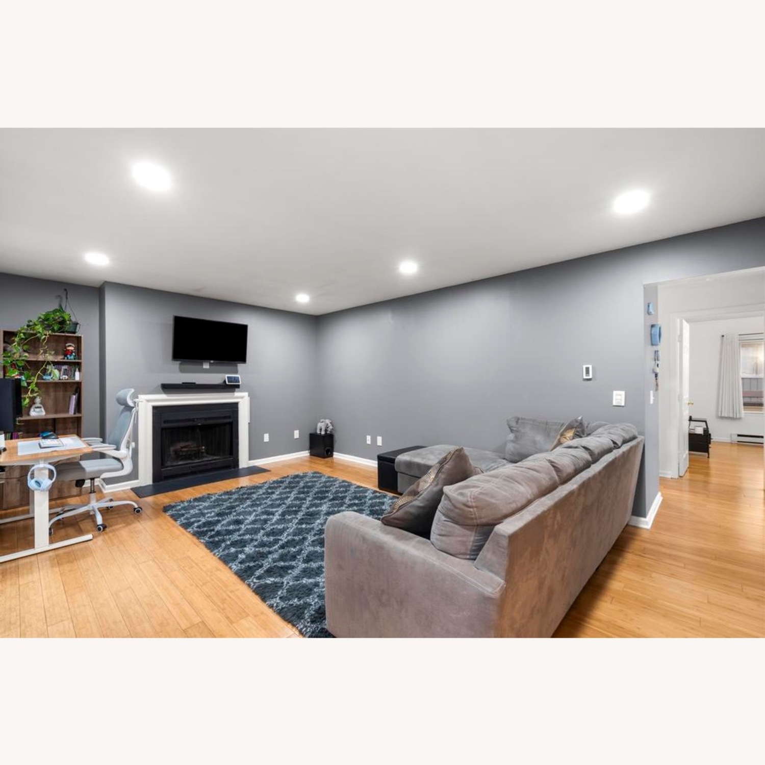 Ashley Furniture Zella Light Gray 2 Piece Sectional - image-3