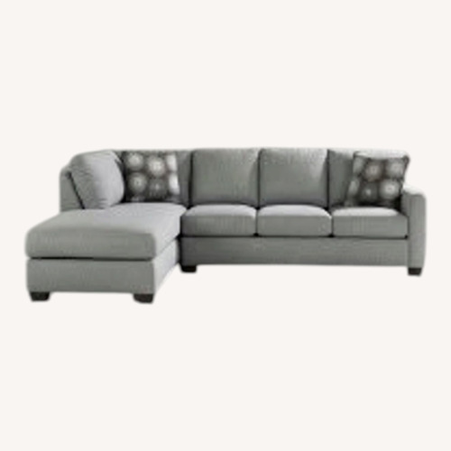 Used Ashley Furniture Zella Light Gray 2 Piece Sectional for sale on AptDeco
