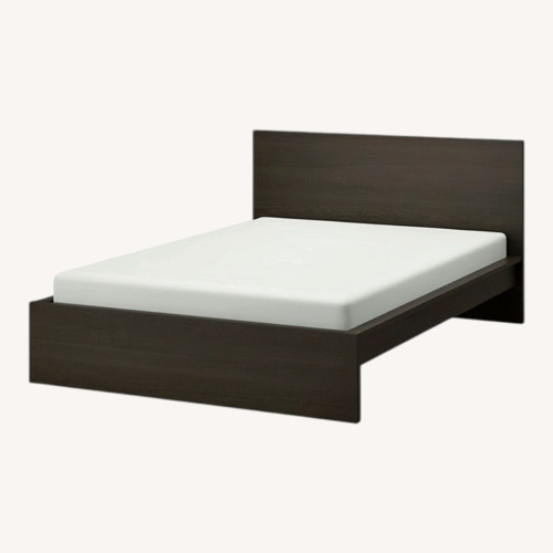 Used IKEA Black Queen Bed for sale on AptDeco