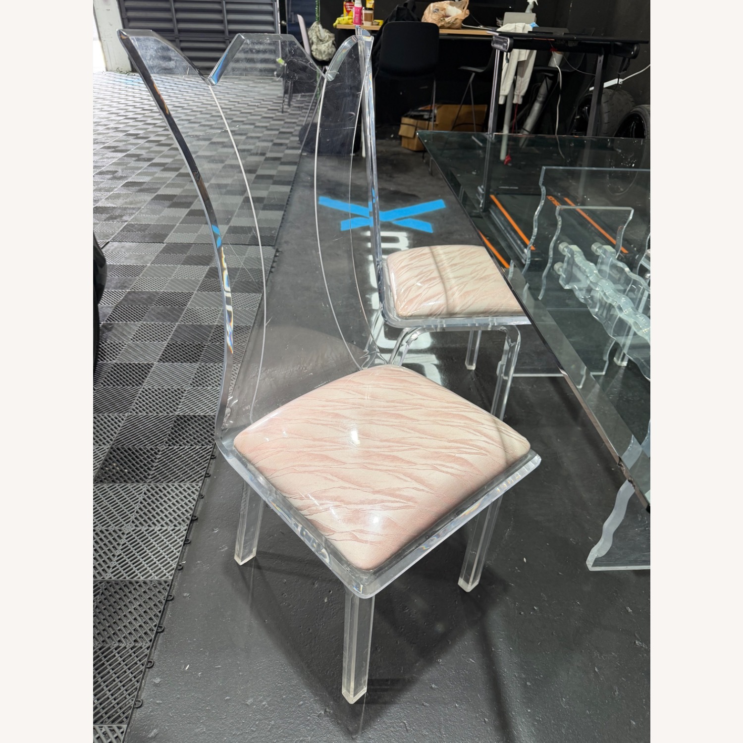 Vintage/Antique Transparent Glass Dining Sets - image-4