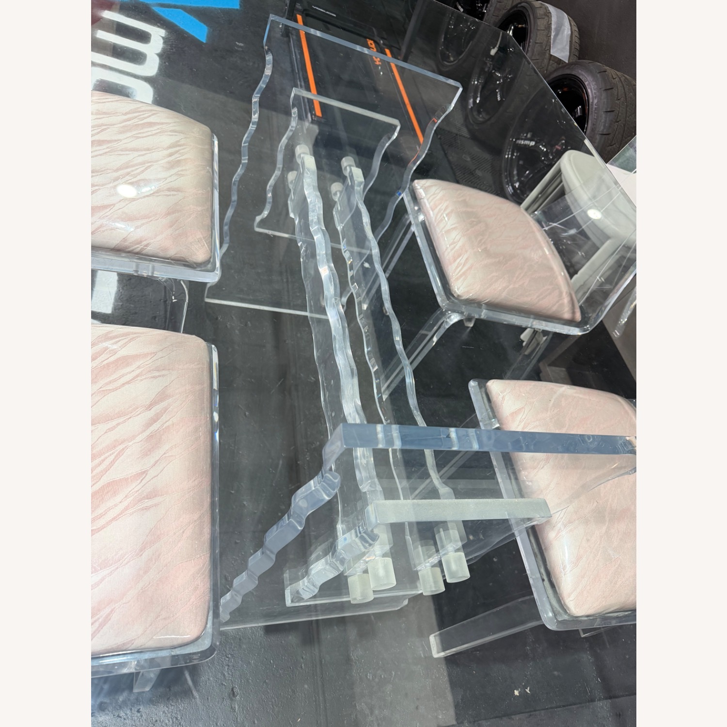 Vintage/Antique Transparent Glass Dining Sets - image-7