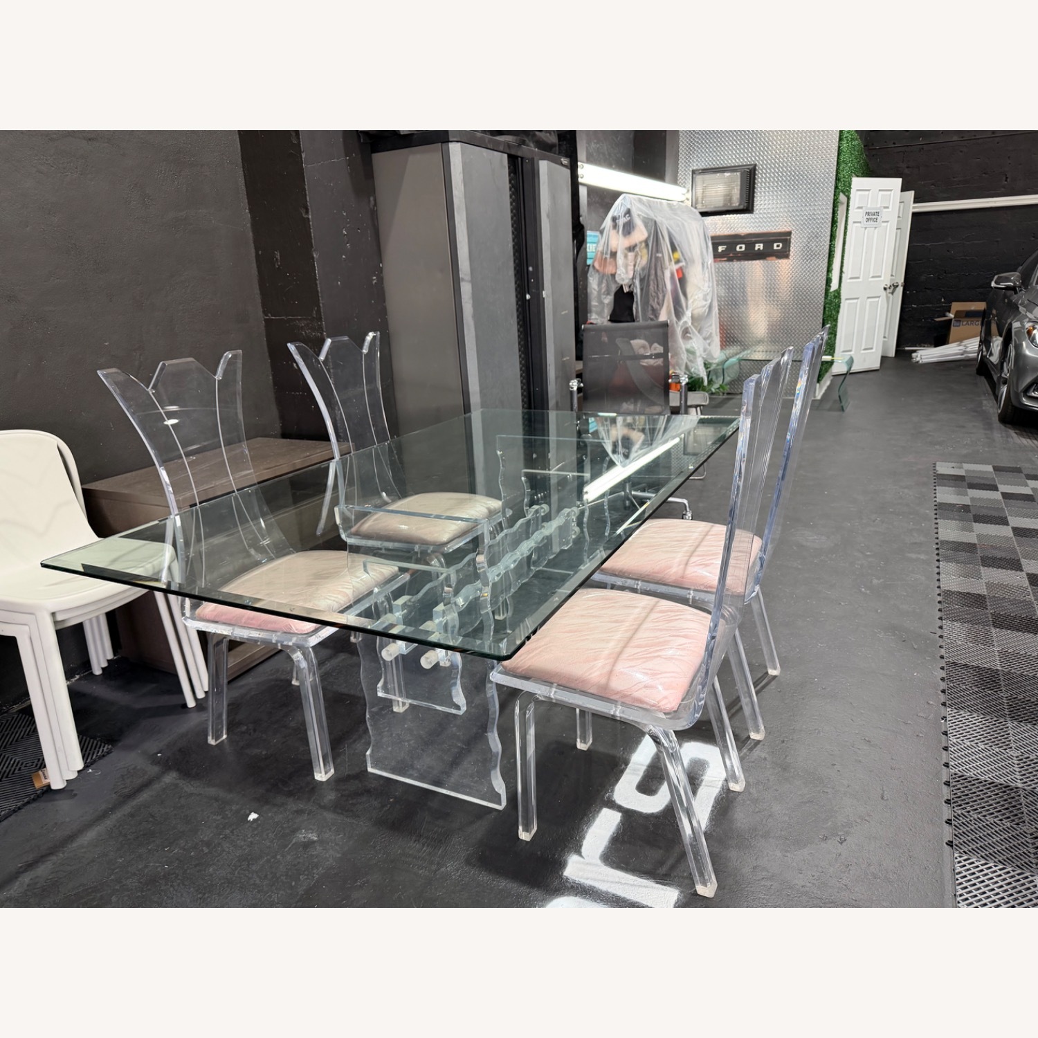 Vintage/Antique Transparent Glass Dining Sets - image-5