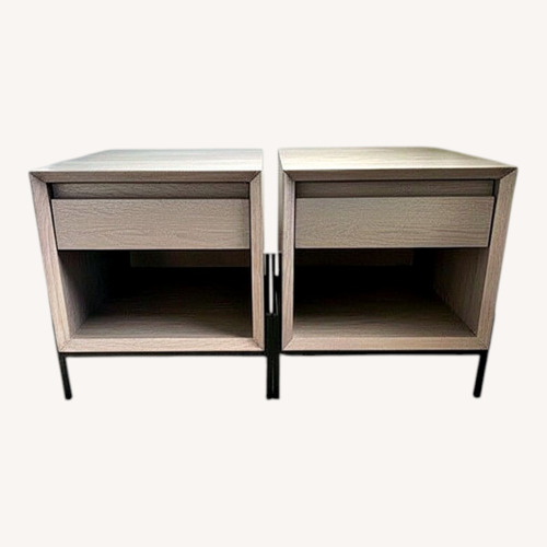 Used Natural Wood Nightstand for sale on AptDeco