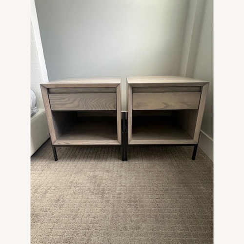 Used Natural Wood Nightstand for sale on AptDeco