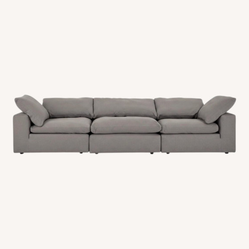 Used City Furniture Nixon Light Gray 3+ Piece Sectional for sale on AptDeco
