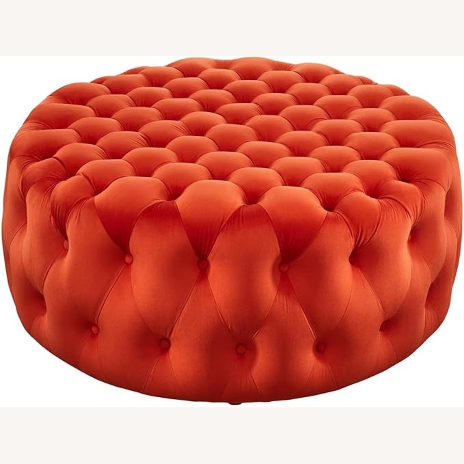 Modway Orange Linen Ottoman - image-4
