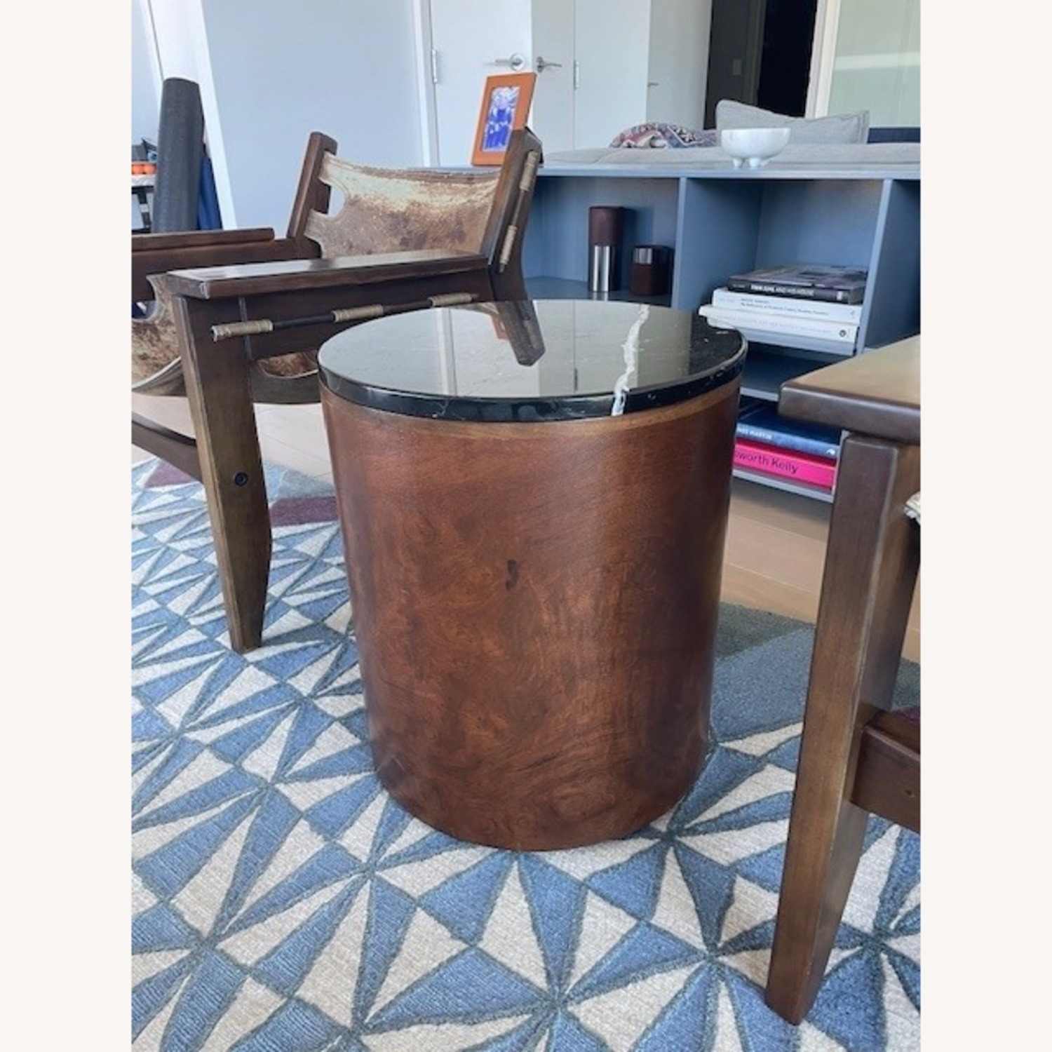 Lawson Fenning Dark Brown Marble Side Table - image-3