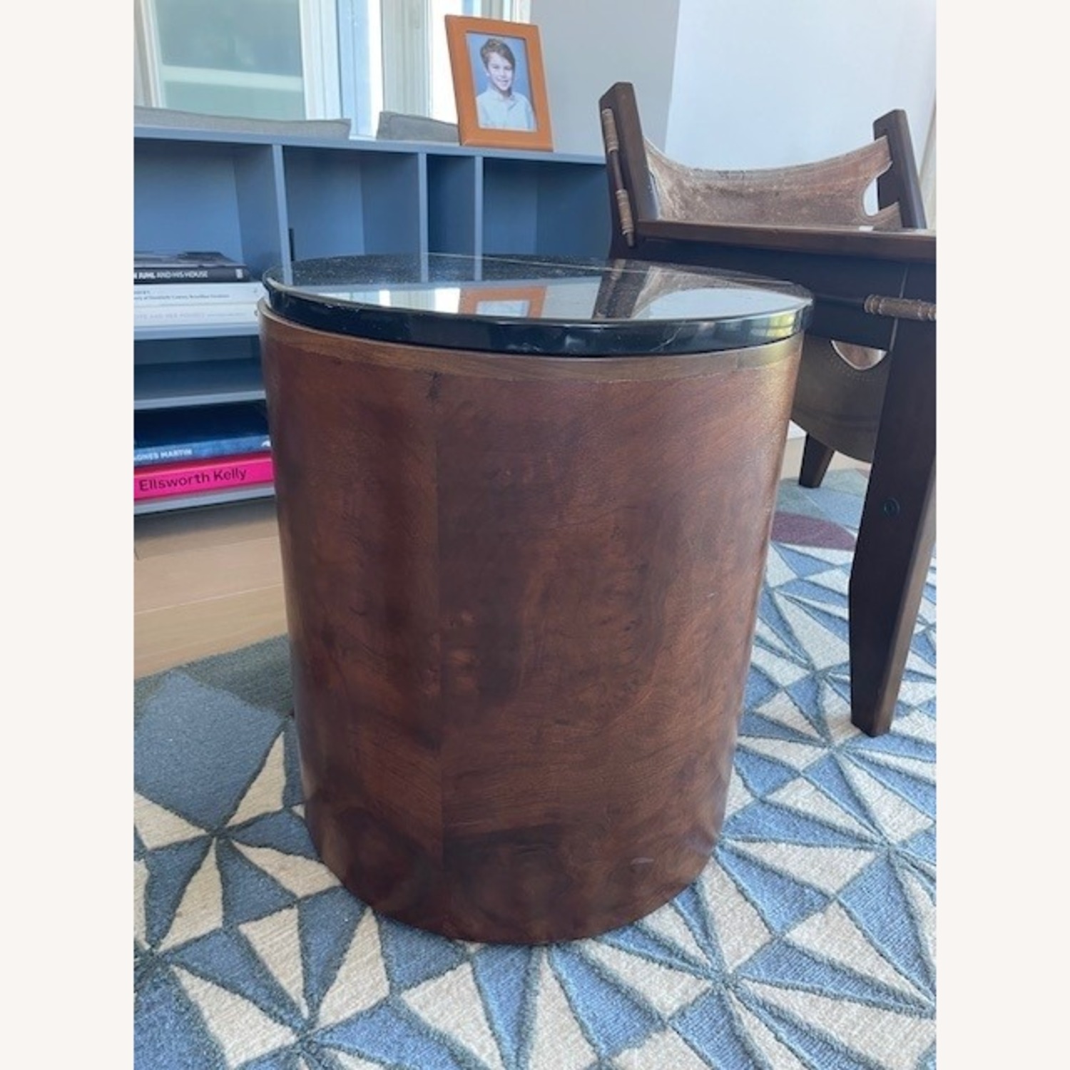 Lawson Fenning Dark Brown Marble Side Table - image-1