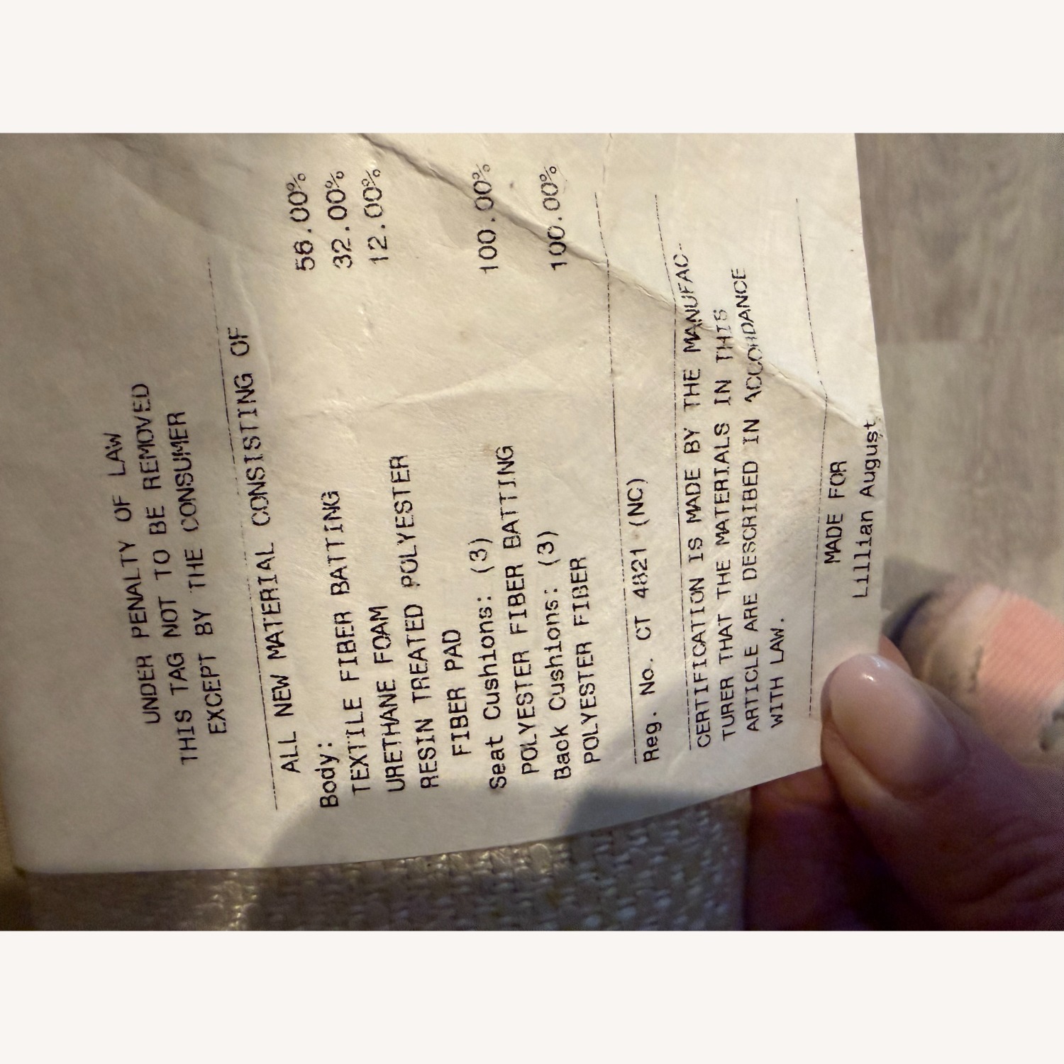 Lillian August Carla Couture 3-Seat Sofa - image-5