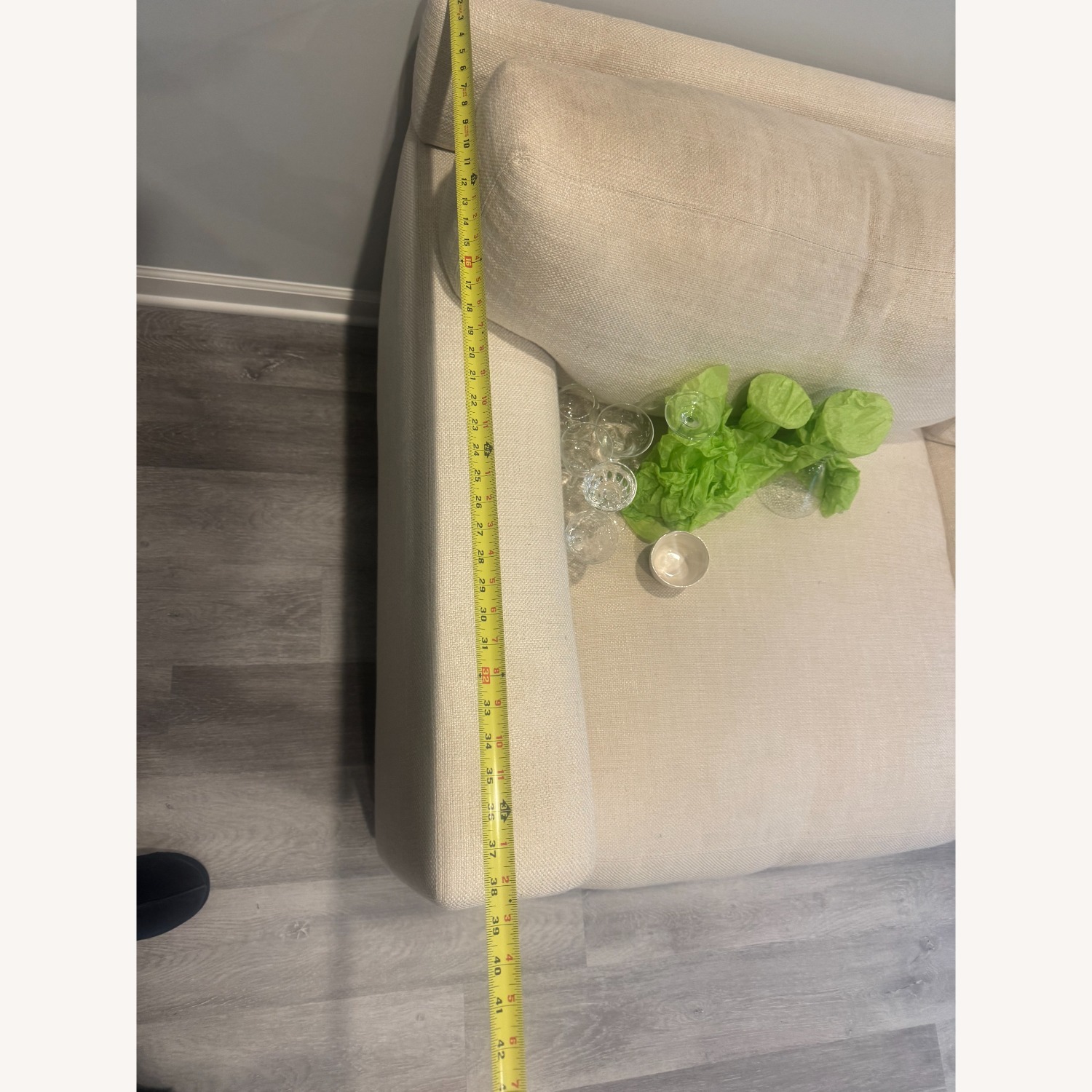 Lillian August Carla Couture 3-Seat Sofa - image-1