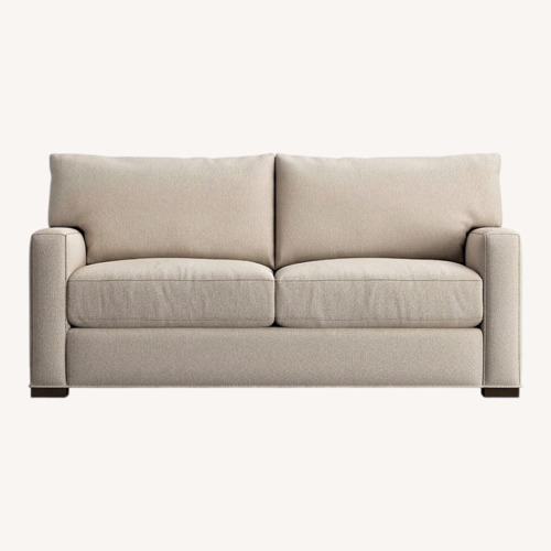 Used Crate & Barrel Axis II Light Gray Fabric 2 Seater Sofa for sale on AptDeco