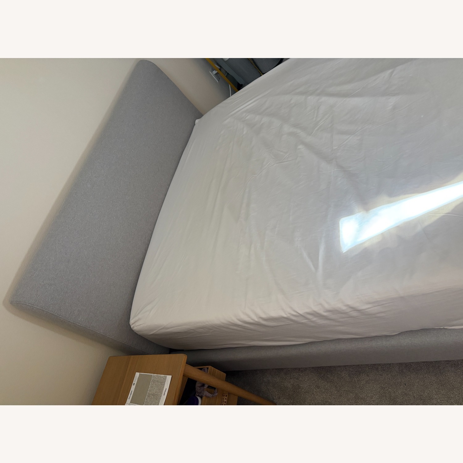 Upholstered Queen Bed + Headboard  - image-6