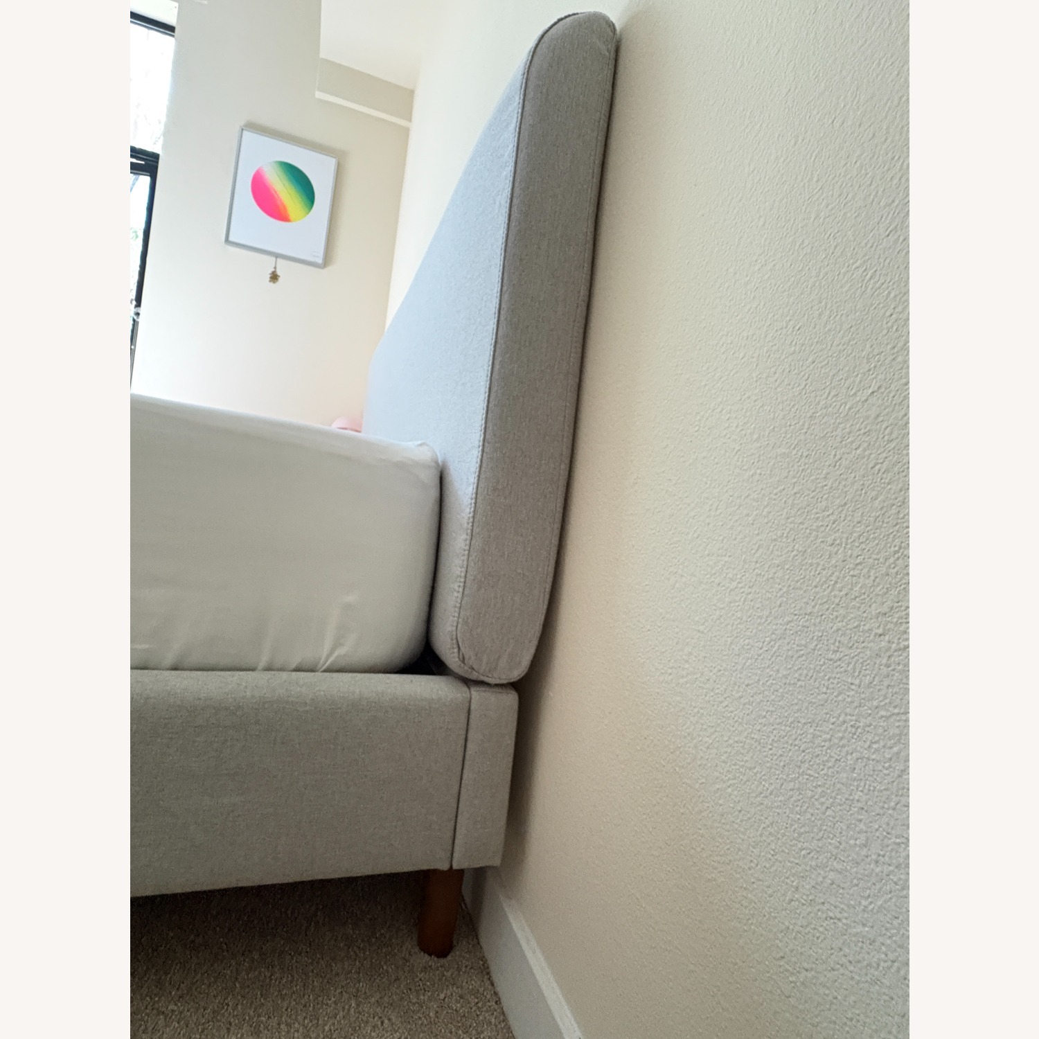 Upholstered Queen Bed + Headboard  - image-4