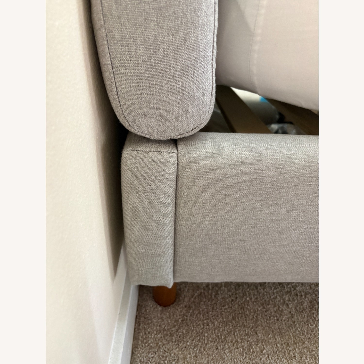 Upholstered Queen Bed + Headboard  - image-8