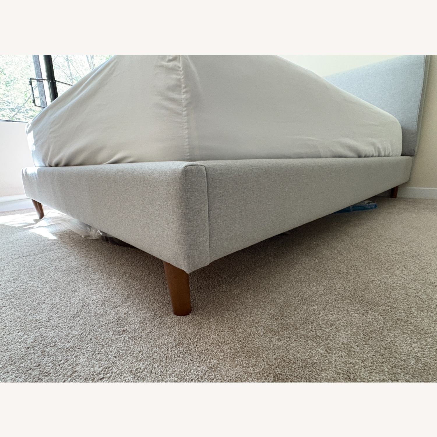 Upholstered Queen Bed + Headboard  - image-3