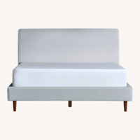 Upholstered Queen Bed + Headboard 