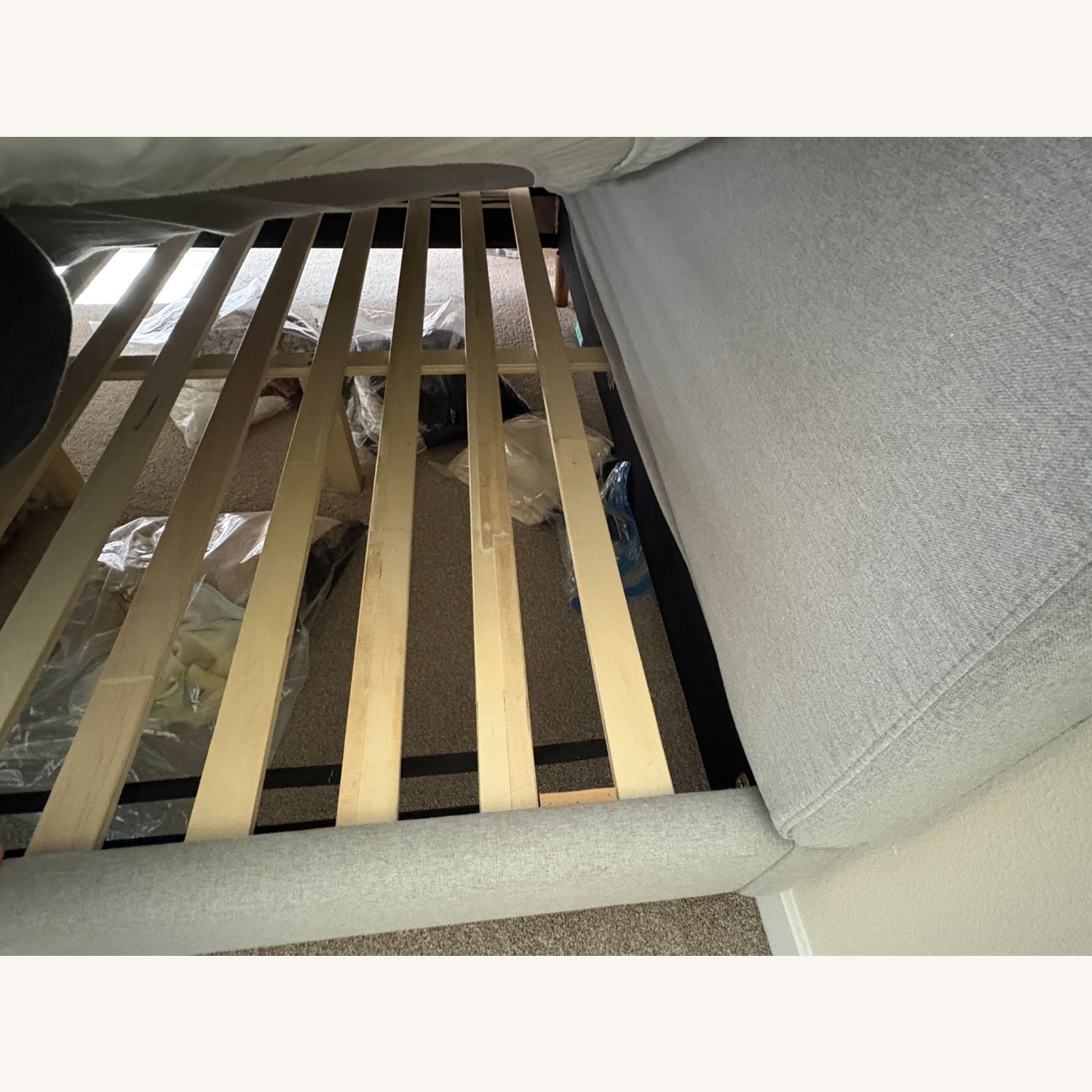 Upholstered Queen Bed + Headboard  - image-5