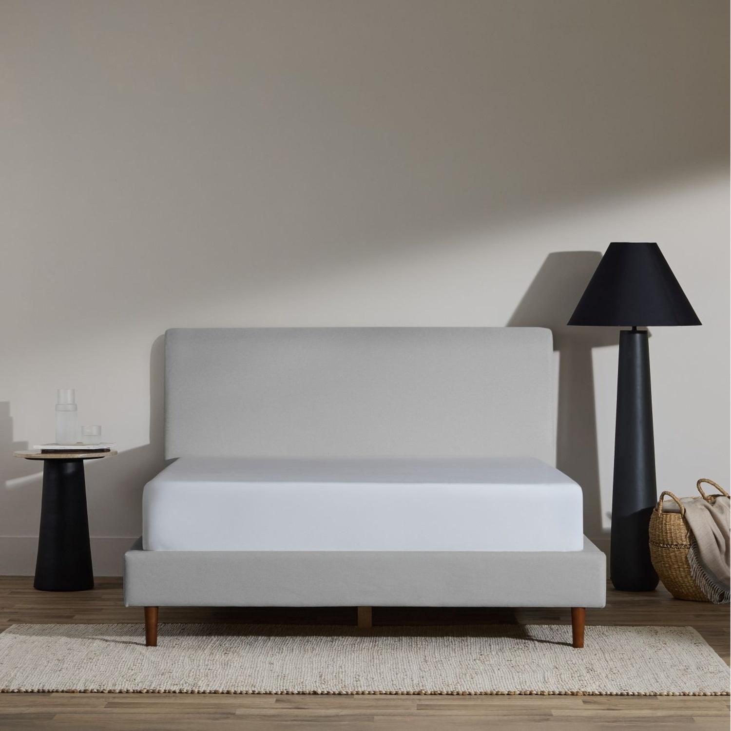 Upholstered Queen Bed + Headboard  - image-10