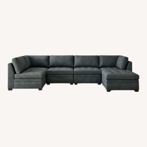 Used Tisdale Dark Brown 3+ Piece Sectional for sale on AptDeco