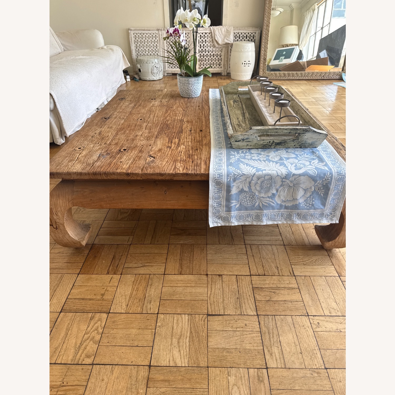 Balinese Wood Carved Coffee Table  - image-2