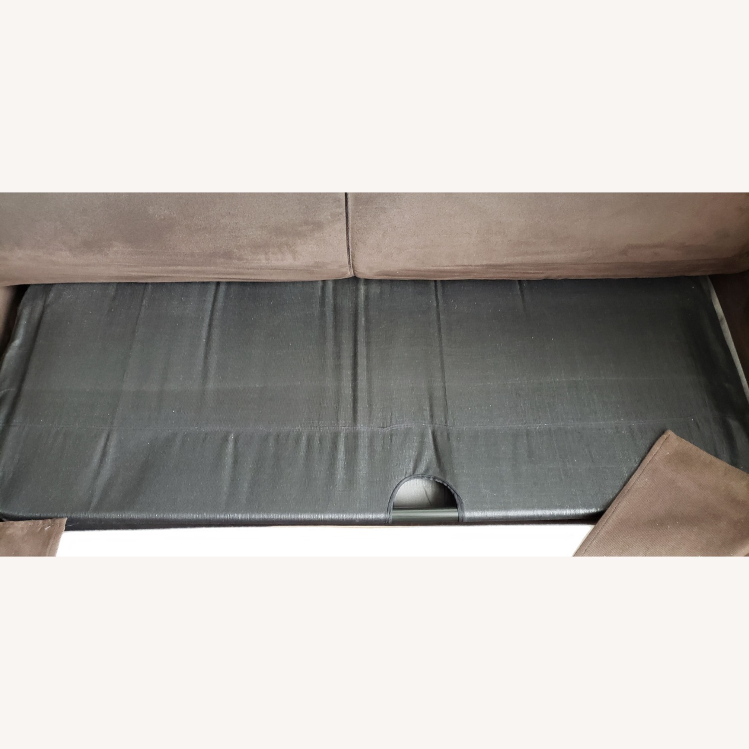 Room & Board Metro Dark Brown Fabric 2 Pc Sectional - image-2