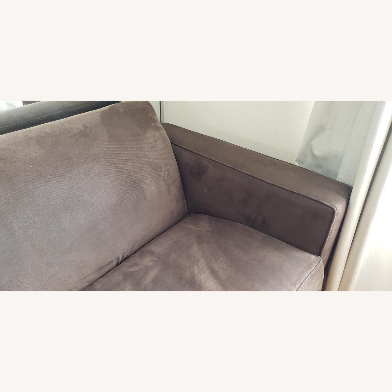 Room & Board Metro Dark Brown Fabric 2 Pc Sectional - image-3