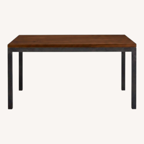 Used Walnut Room & Board Parsons Dining Table  for sale on AptDeco