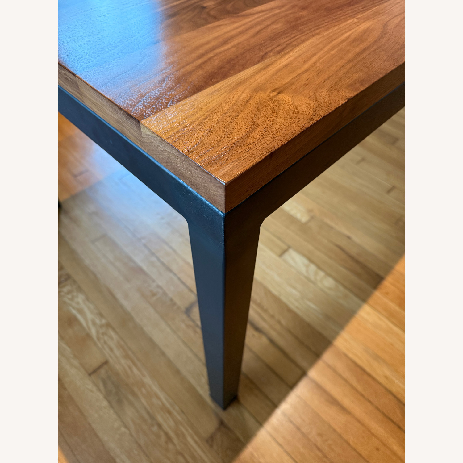Walnut Room & Board Parsons Dining Table  - image-5