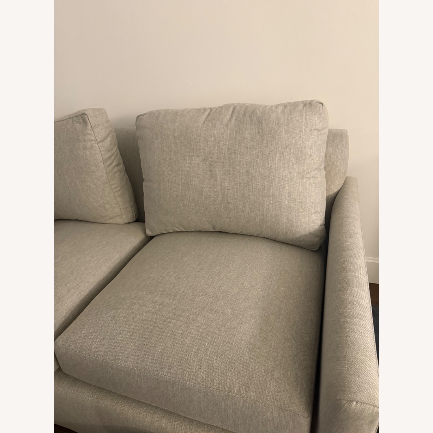 Light Brown Fabric 2 Piece Sectional - image-3