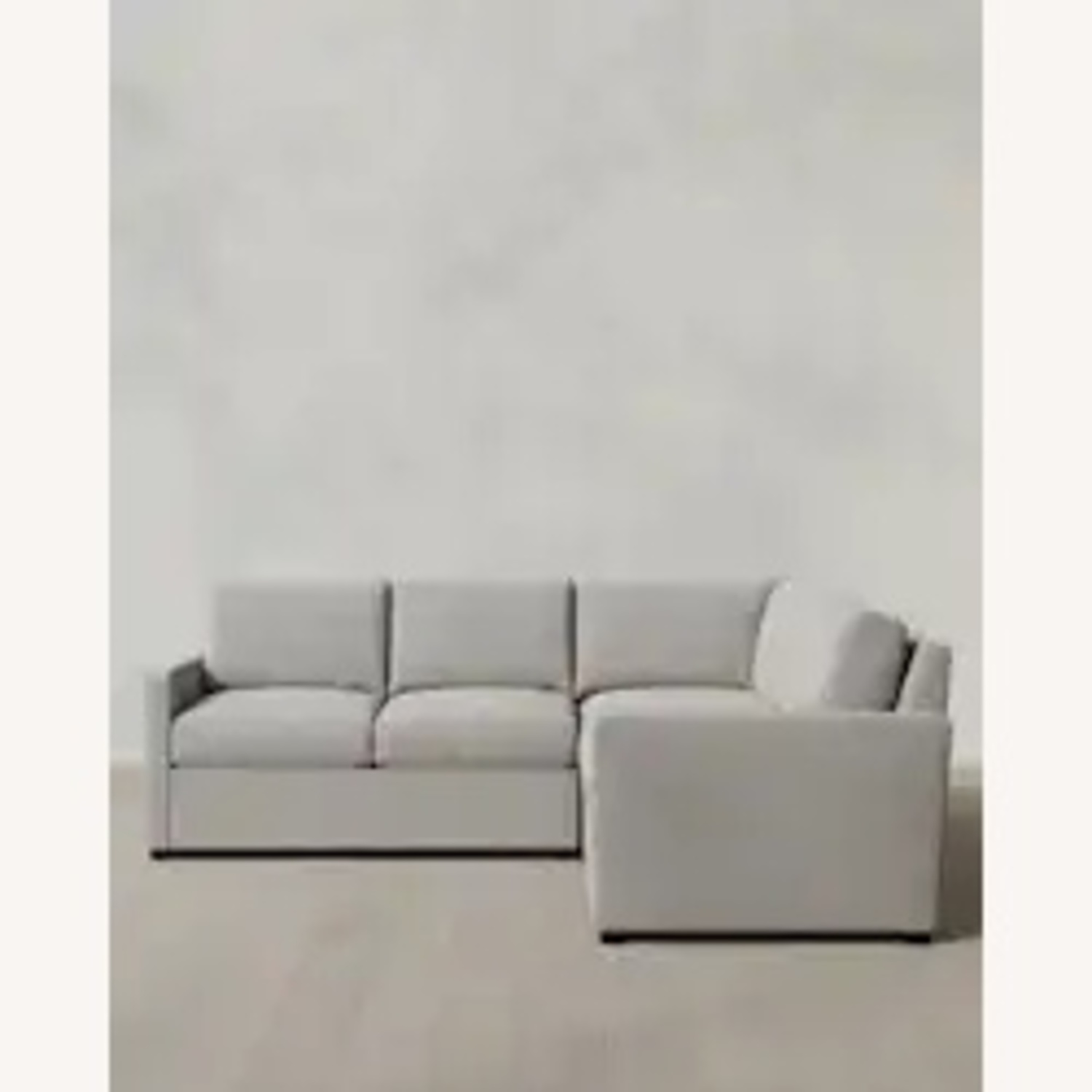 Light Brown Fabric 2 Piece Sectional - image-4