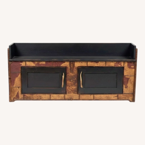 Used Handmade Custom Cabinet Lodge Decor for sale on AptDeco