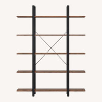 Amazon Light Brown Wood Bookcase