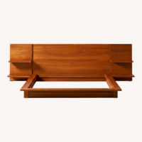 CB2 Andes Queen Bed in Acacia Wood