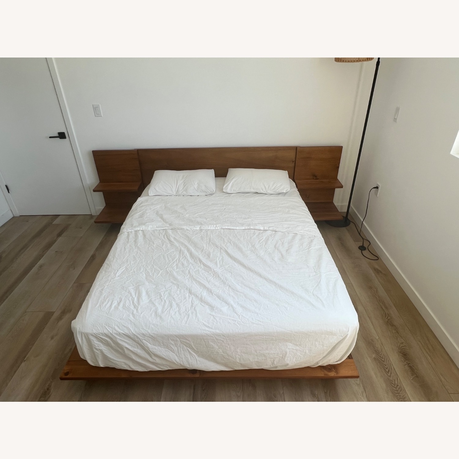 CB2 Andes Queen Bed in Acacia Wood - image-2