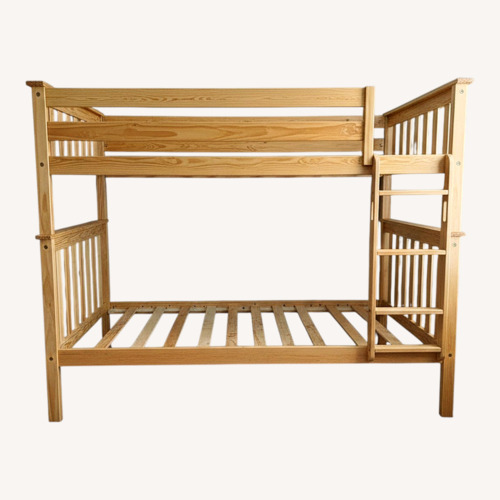 Used Light Brown Bunk Bed for sale on AptDeco