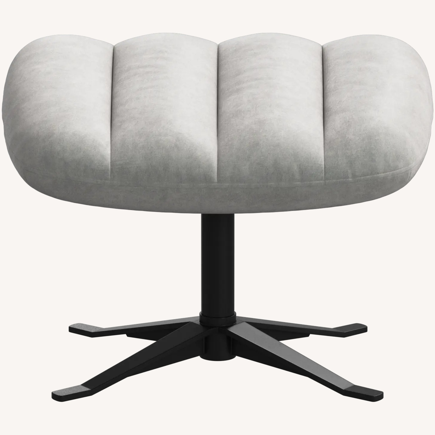 BoConcept Tilburg Light Gray Fabric Ottoman - image-9