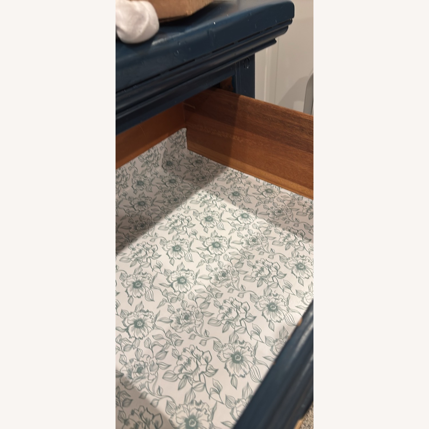 Blue Wood Sideboard - image-5